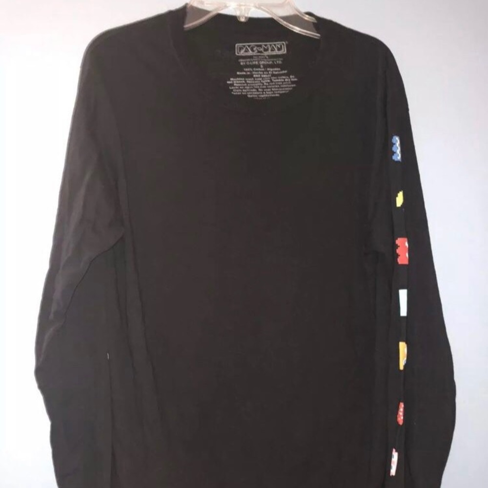 Pac-Man Namco Mens Long Sleeve T-Shirt